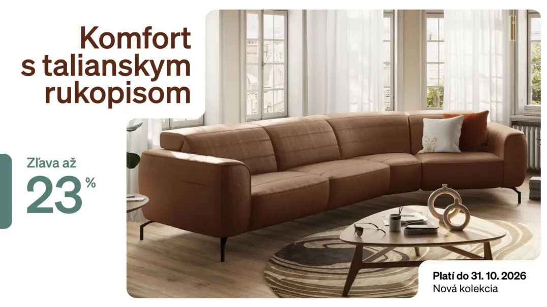 Komfort s talianskym rukopisom